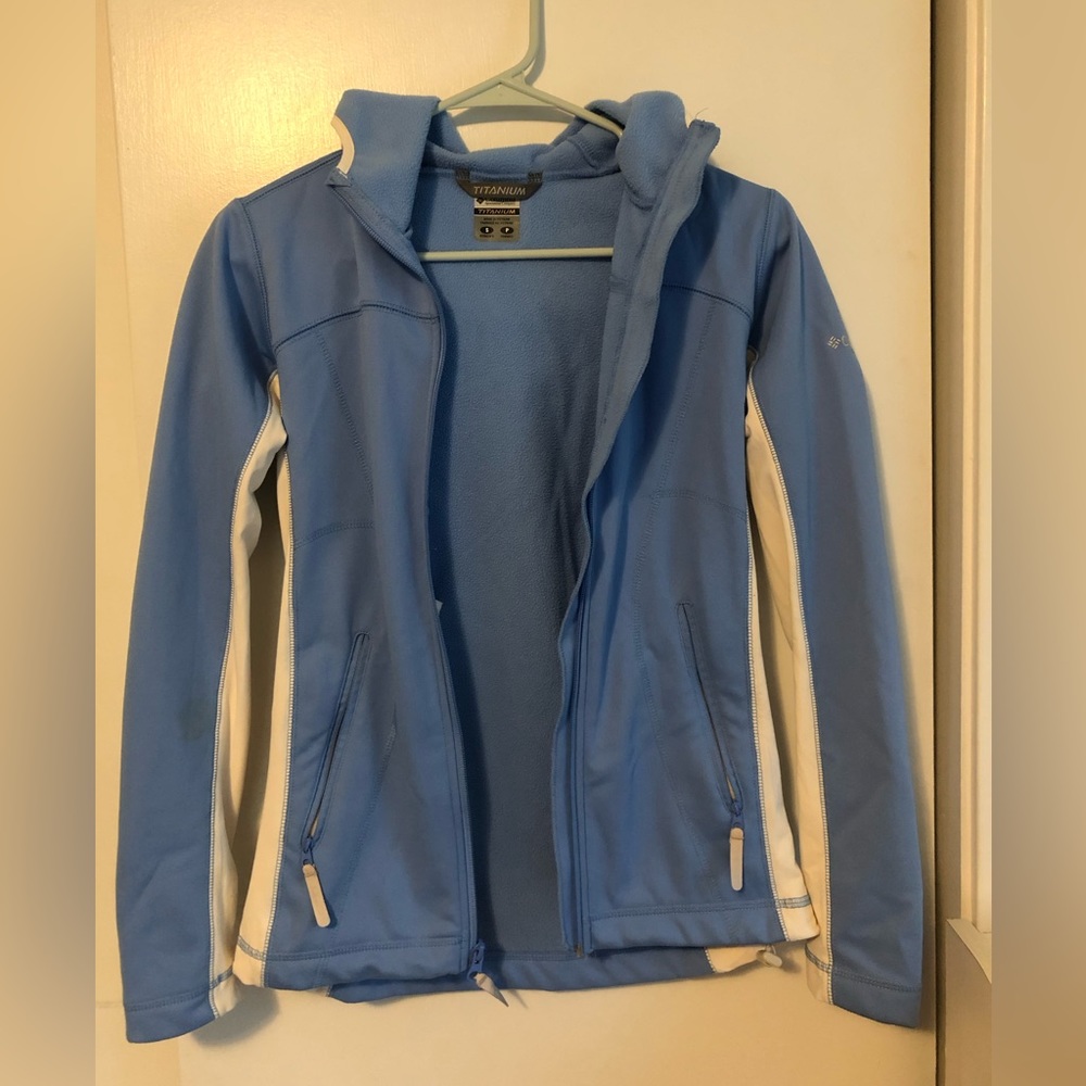 Blue Columbia zip up jacket